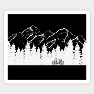 Cycling in the Mountains Shirt, Bikes and Mountains, Riding in the Mountains, California Mountains Cycling, Outdoor Cycling, Nature Cycling Magnet